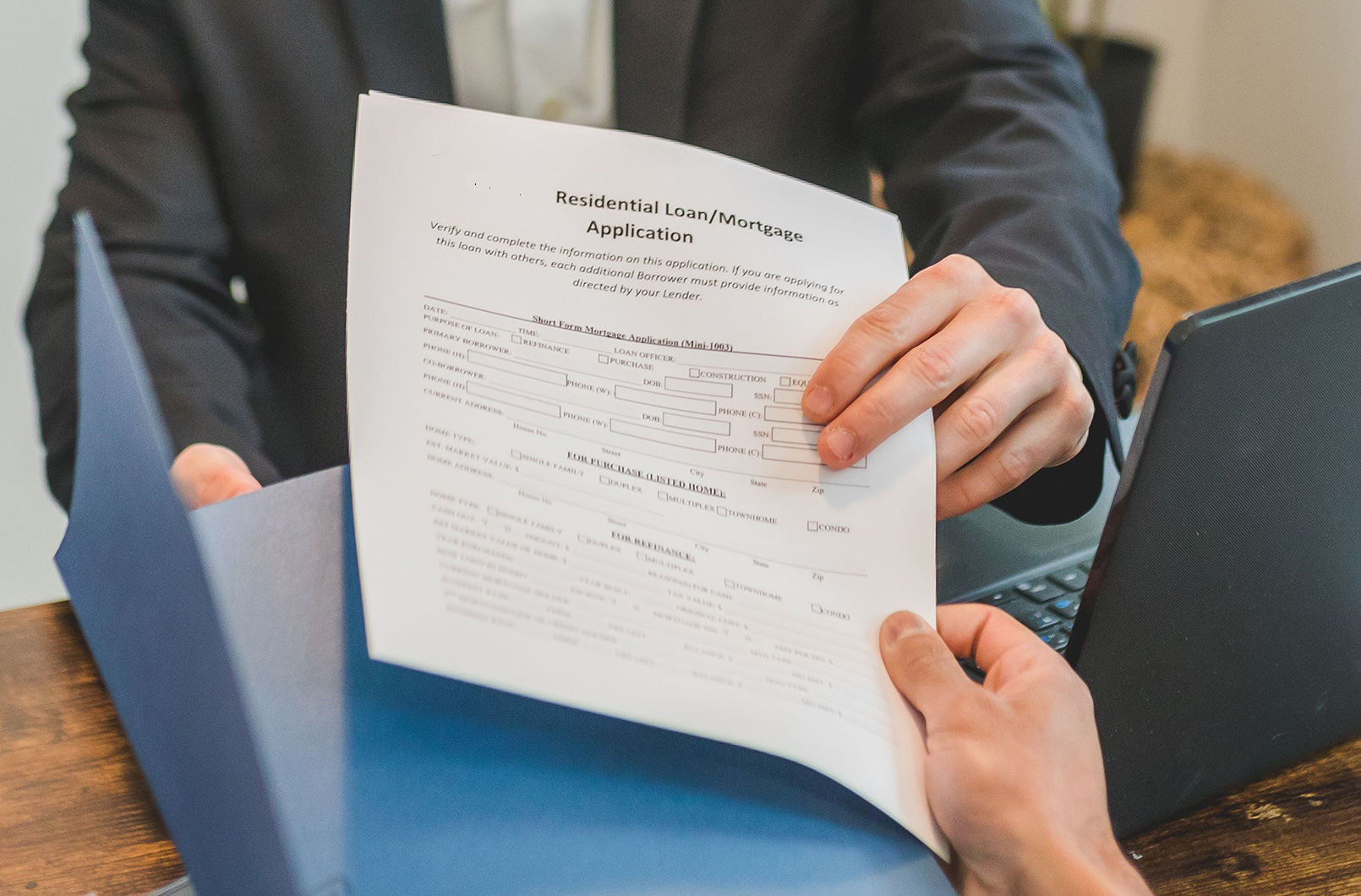 Personal loan consultation